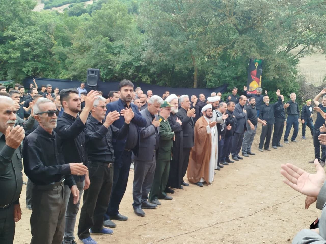 گزارش تصویری از مراسم عزاداری در روستای بویه